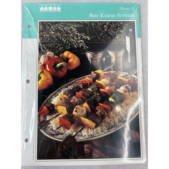 Vintage Southern Living Five Star Recipes Meats 10 In Wrapper - Picture 1 of 7